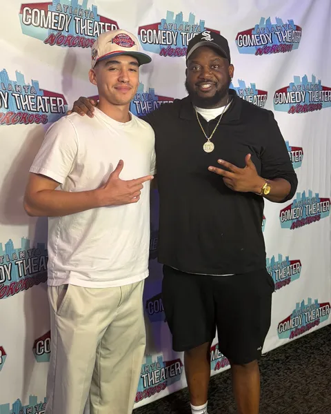 Ben with BTIDY at the Atlanta Comedy Theater in Norcross.
